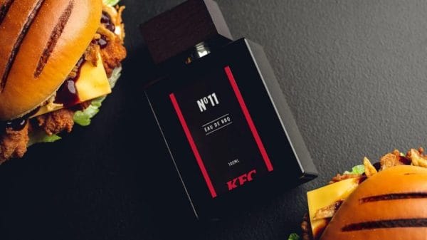 KFC's new perfume, No.11 Eau De BBQ. Credit: KFC UK&I