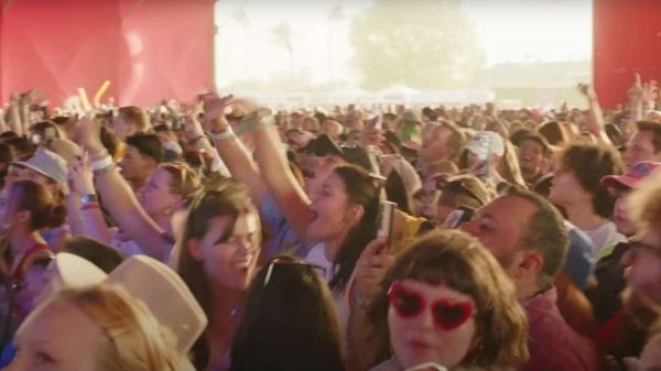 Crowds rocking their summer fashion at Coachella.