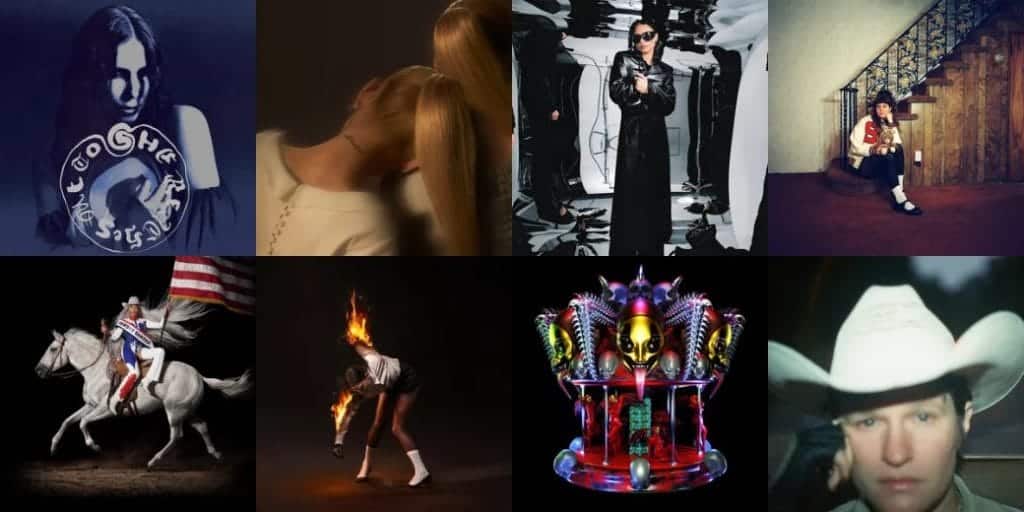 Album covers of albums mentions