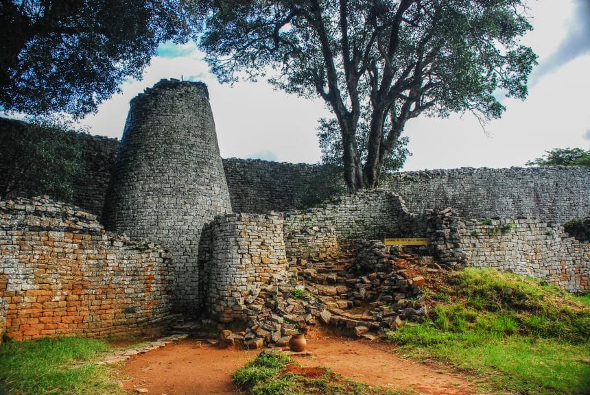 The Ruins Of A Medieval City, Great Zimbabwe.