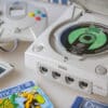 The SEGA Dreamcast with Jet Set Radio.
