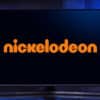 A picture of the "Nickelodeon" logo on a TV screen.