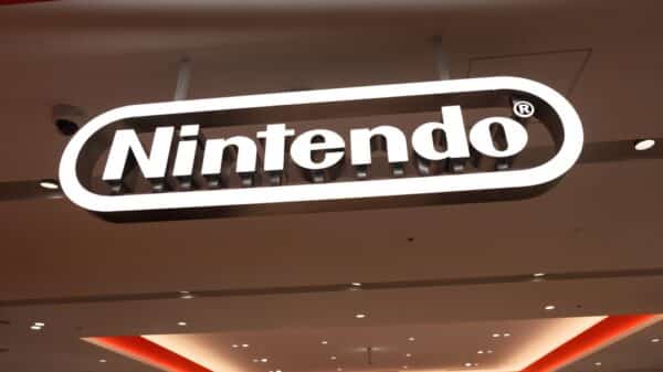Nintendo sign in store
