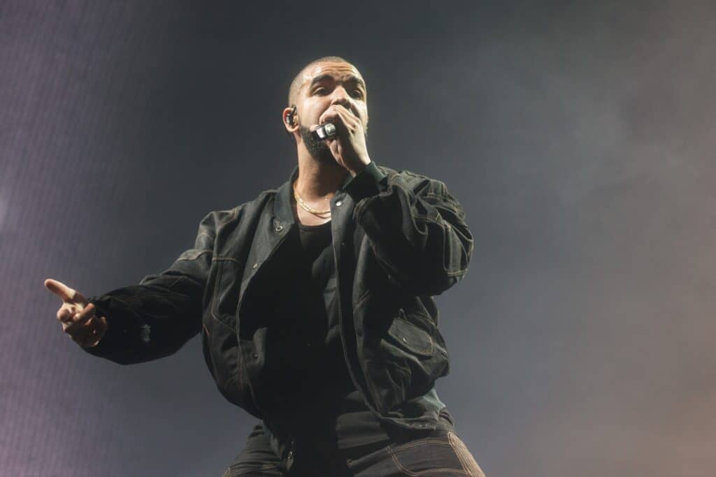Drake preforming Credit: Shutterstock/Jacob giampa