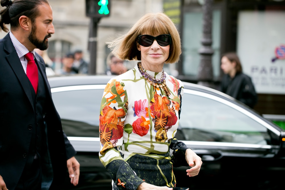 Anna Wintour, Fashion Week, Paris, October 2016