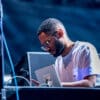 Music producer and rapper Kaytranada DJing.