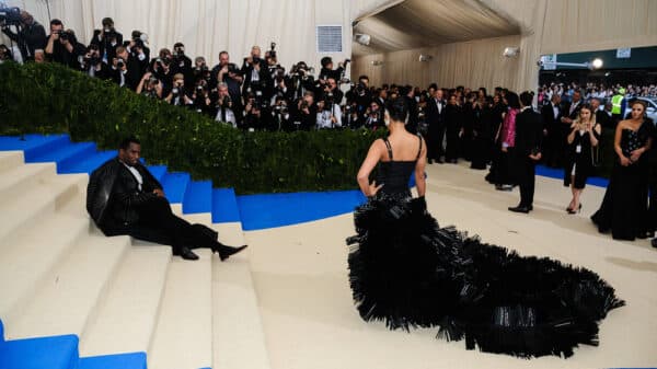 The Met Gala 2017 - Sean Combs and Cassie Ventura