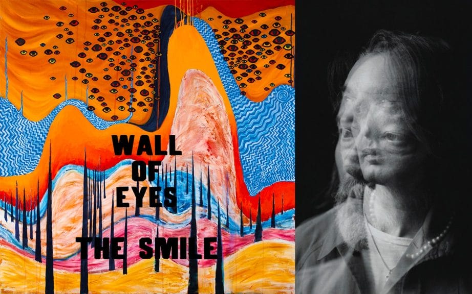 [Left] Album art for Wall of Eyes, by The Smile. [Right] Thom Yorke.