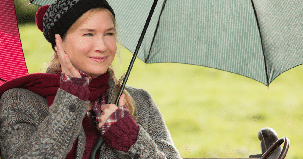 Bridget Jones (Renée Zellweger) waving