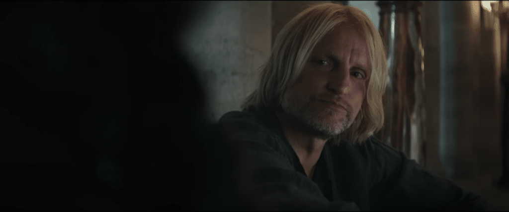 Haymitch Abernath is the star of the new Hunger Games novel.