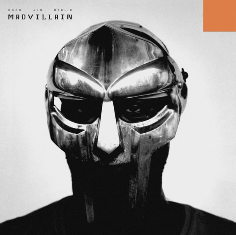 Album art featuring a picture of MF DOOM.