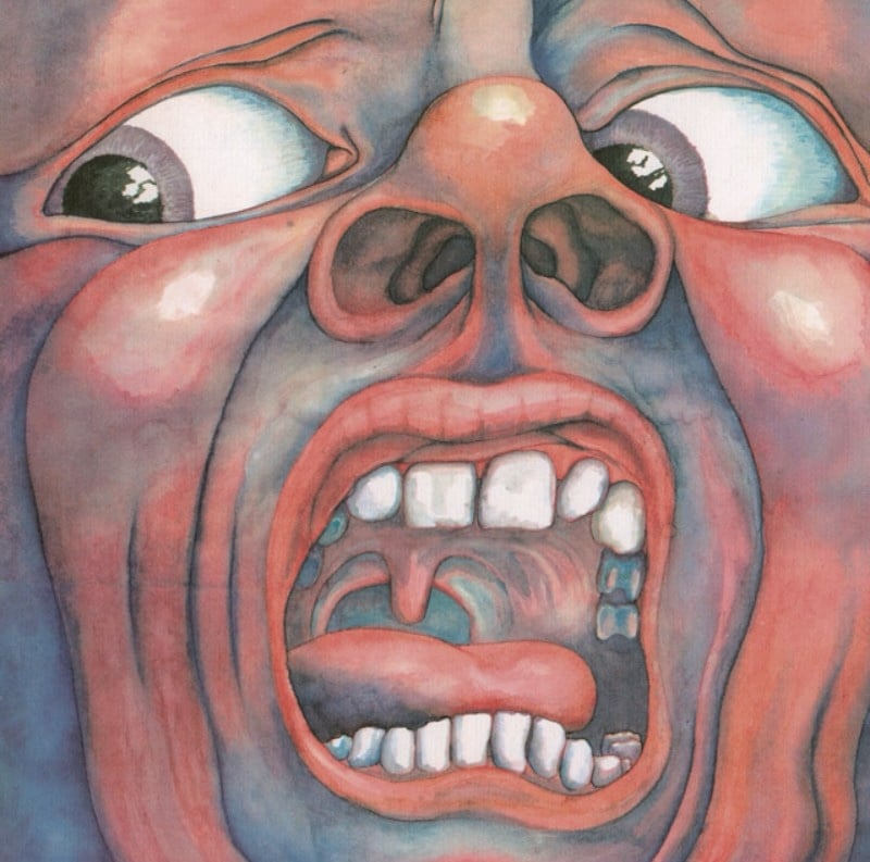 Album featuring a distorted, screaming face.