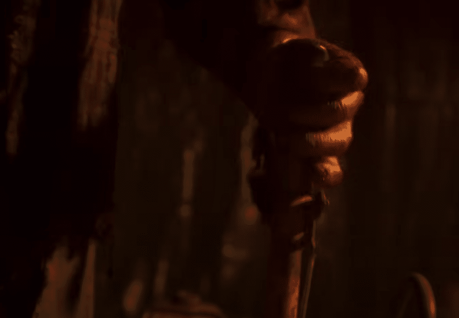 The killer Johnny's most drawn out kill in "In a Violent Nature".