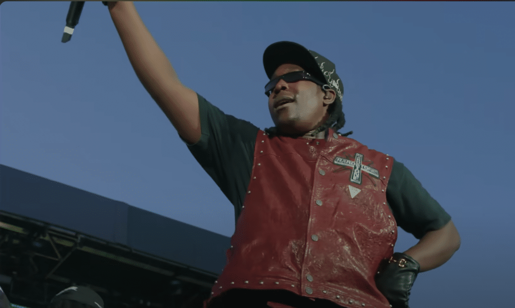 Don Toliver performing on stage at Rolling Loud 2024.