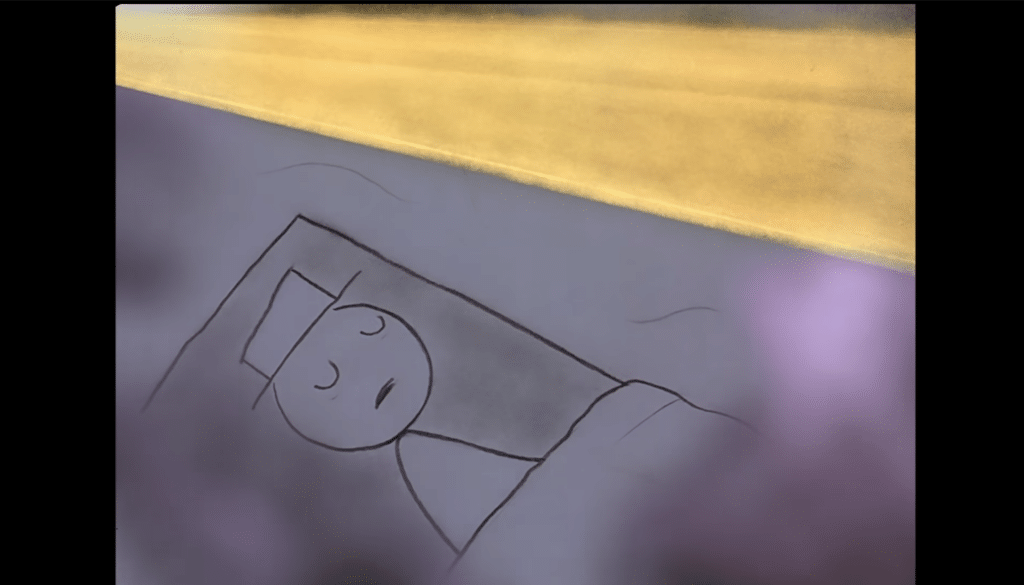 Scene from "It's Such A Beautiful Day."