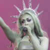 Chappell Roan dressed as the Statue of Liberty.