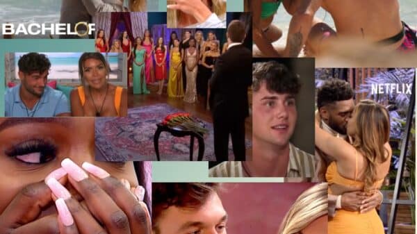 Collage of different reality TV stars and shows