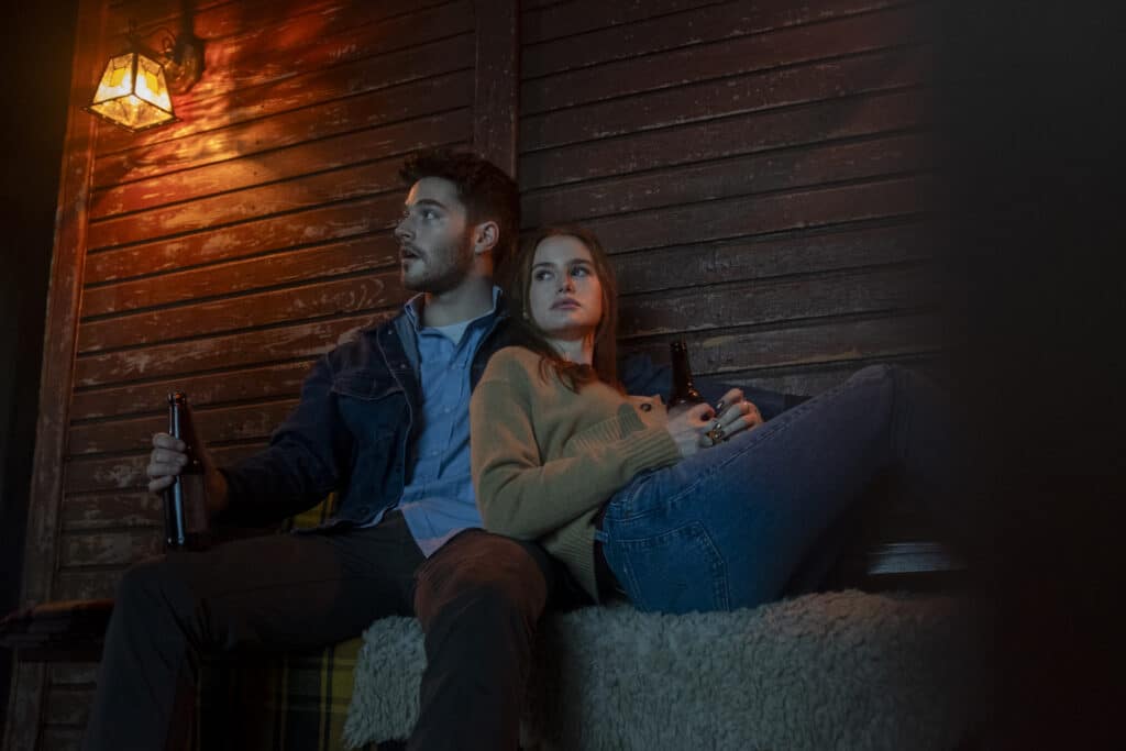 Froy Gutierrez and Madelaine Petsch in the Strangers Chapter 1