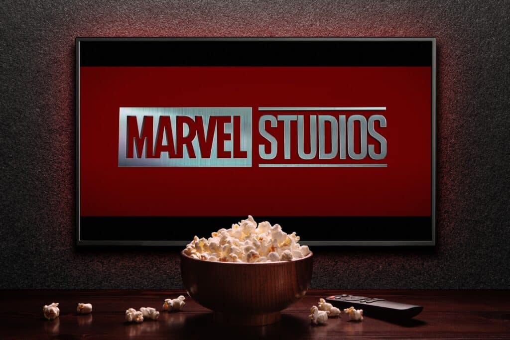 The logo for Marvel Studios. Credit: Shutterstock/Hamara