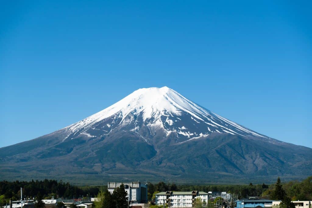 Mt. Fuji in Japan.