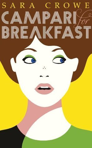 Book Cover: Yellow background with a cartoon image of a girls face and shoulders. Her eyes are looking to the right and her mouth is slightly agape