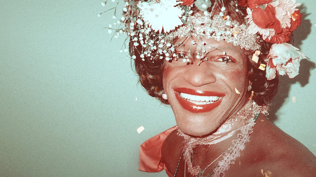 Picture of LGBTQ icon Marsha P. Johnson.