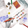 Get Off Your Phone and Make a Zine! (and Zine Prompts) collage