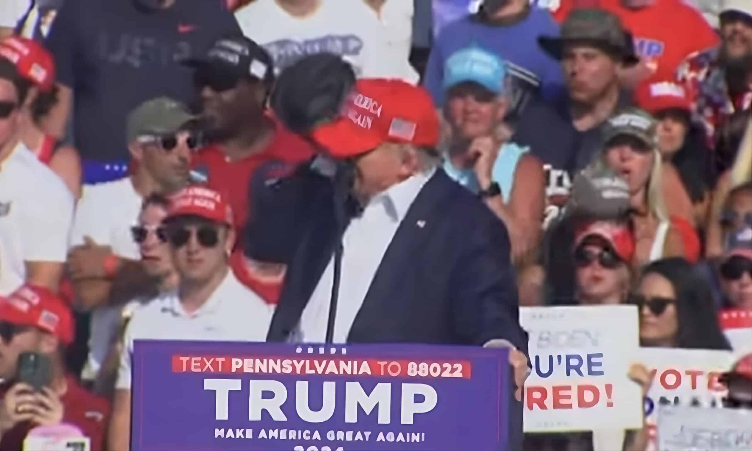 Donald Trump speaks at Pennsylvania rally. Credit: YouTube/Sky News