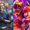 Official images for two polarizing productions alongsid emojis representing critic and audience opinions
