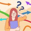 college student thinking about different changes