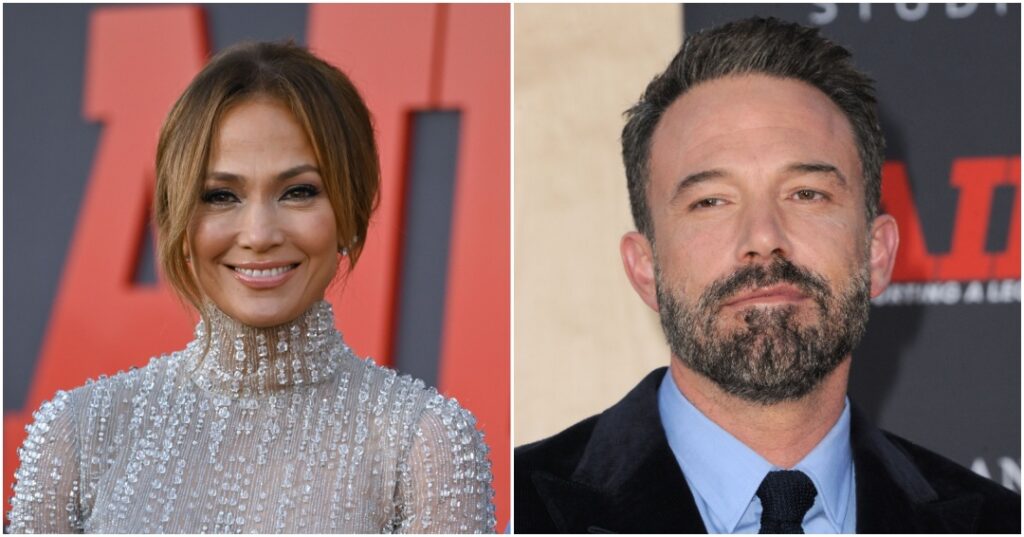 Jennifer Lopez and Ben Affleck.