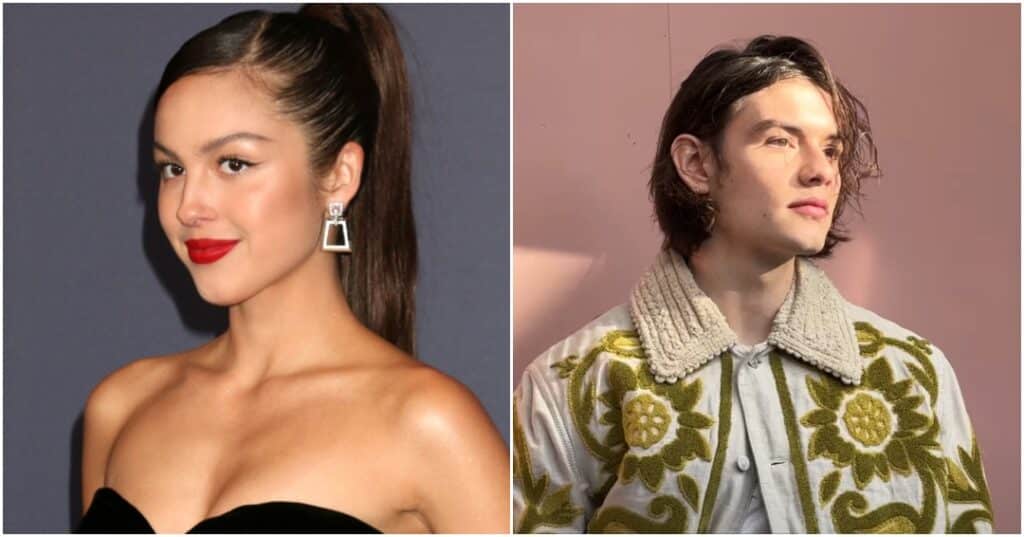 Olivia Rodrigo and her boyfriend Louis Partridge.