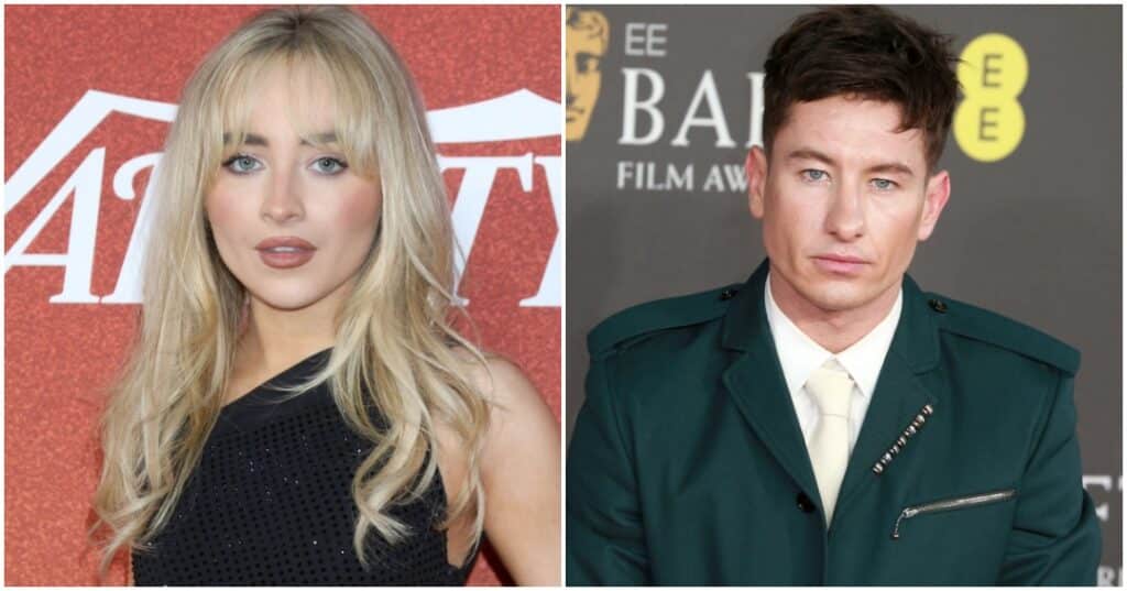 Sabrina Carpenter and her boyfriend Barry Keoghan.