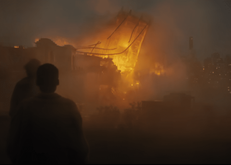 Escape appears impossible in 'A Quiet Place: Day One'. Photo Credit: Paramount Pictures and Platinum Dunes.