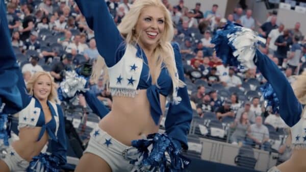 A performance with the Dallas Cowboy Cheerleaders