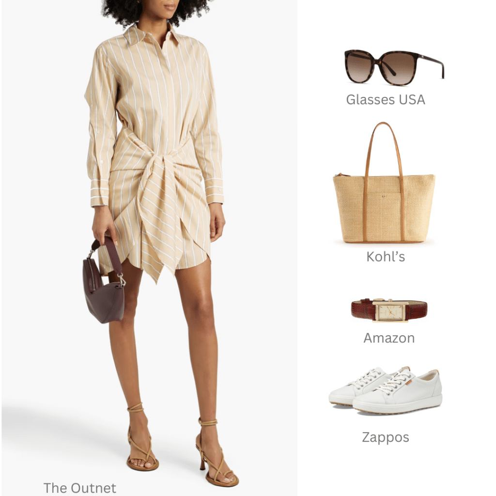 Summer outfit inspired by shakerato italian drink