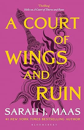 A Court of Wings and Ruin book cover art