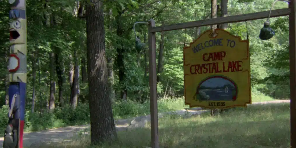 Camp Crystal Lake Sign from Friday the 13th