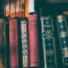 A pile of classic books.