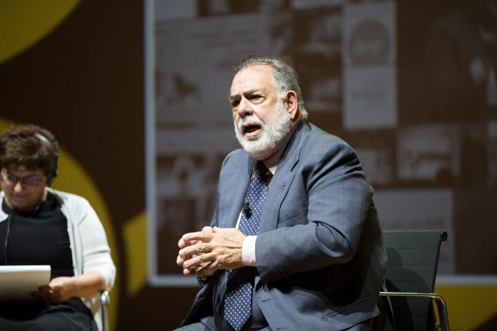 Francis Ford Coppola in Milan, Italy in 2015.
