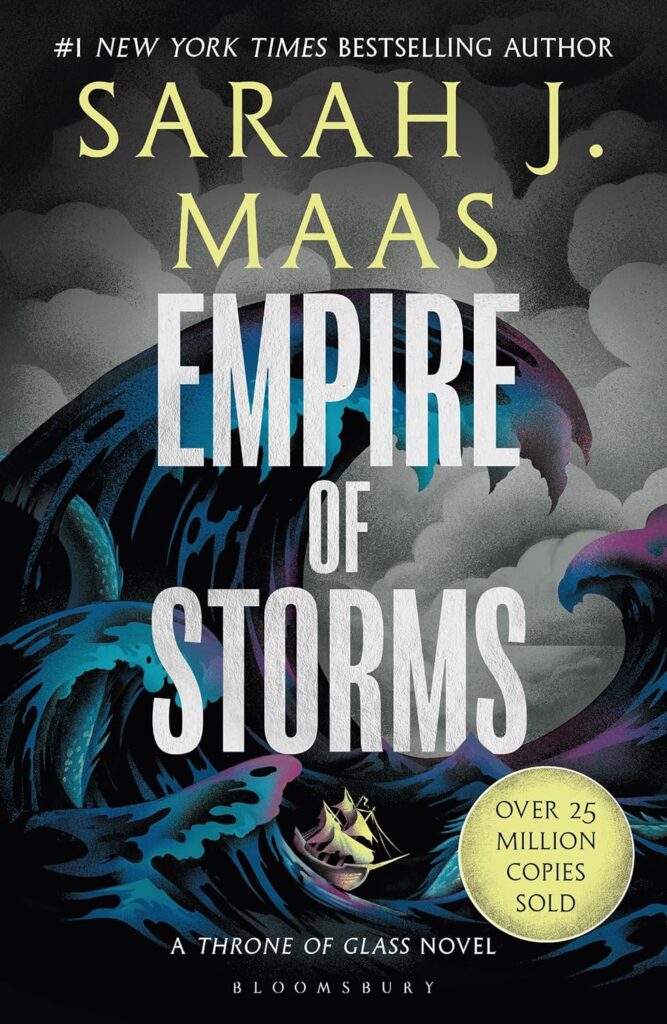 Picture of the front cover of the paperback Bloomsbury edition of Empire of Storms