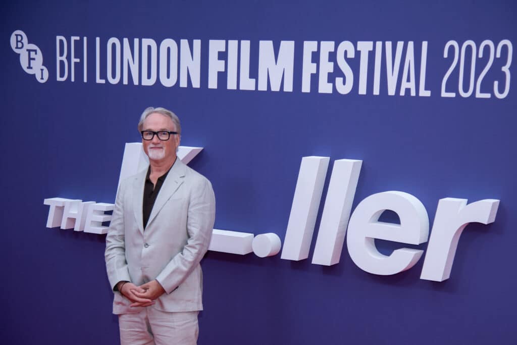 David Fincher at the London BFI Film Festival in 2023.