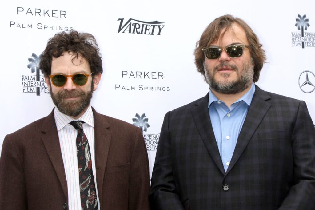 Charlie Kaufman (left) and Jack Black (right) at the Variety Creative Impact Awards in 2016.
