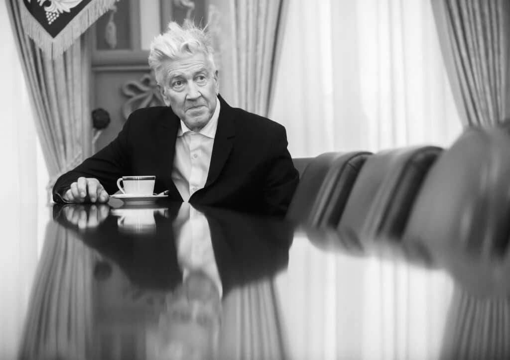 David Lynch in Kiev, Ukraine.