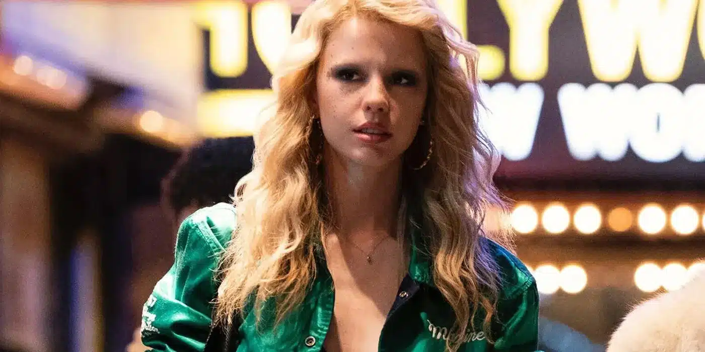 Scene from MaXXXine featuring Mia Goth