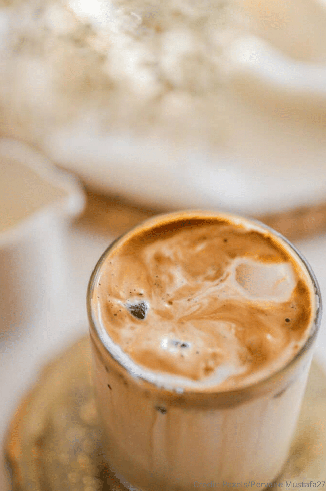Cup of caffe shakerato