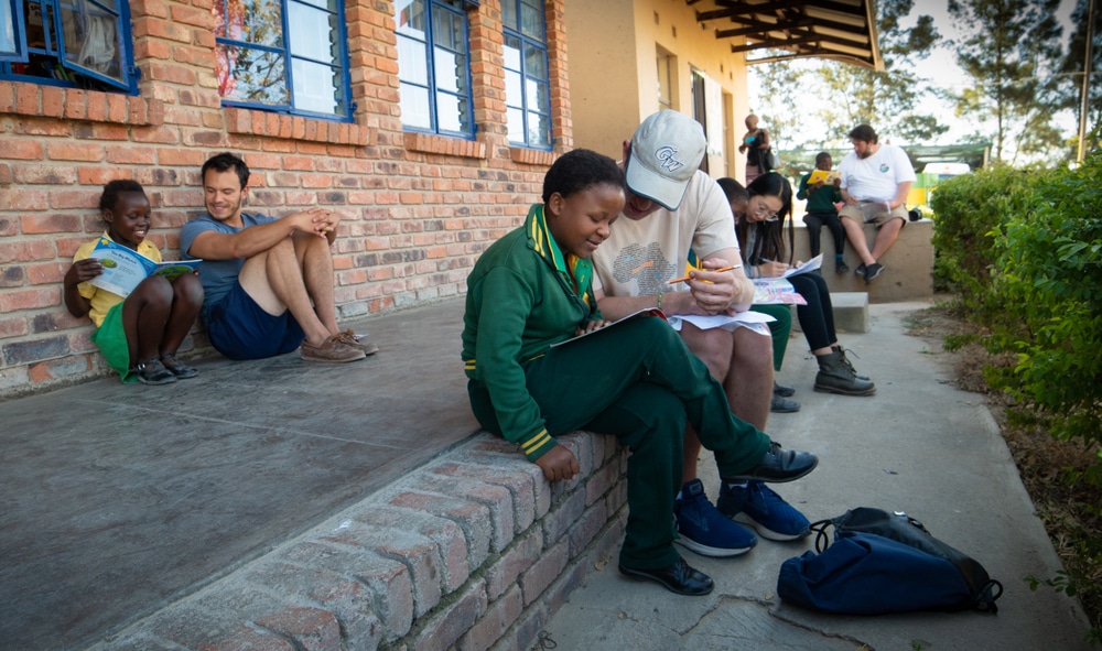 Teaching students English as part of a gap year abroad