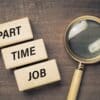 magnifying class searching for part time job