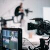 Photo of a film set