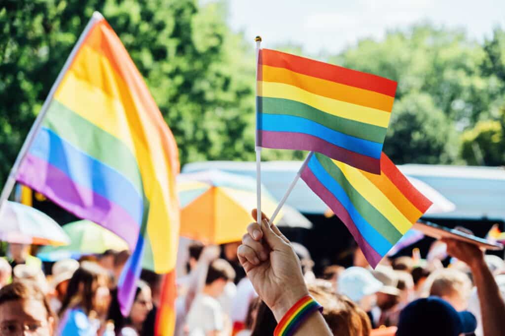 rainbow pride flag
